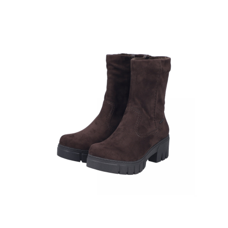 Lak Korak Rieker ženska kratka čizma 74581-25