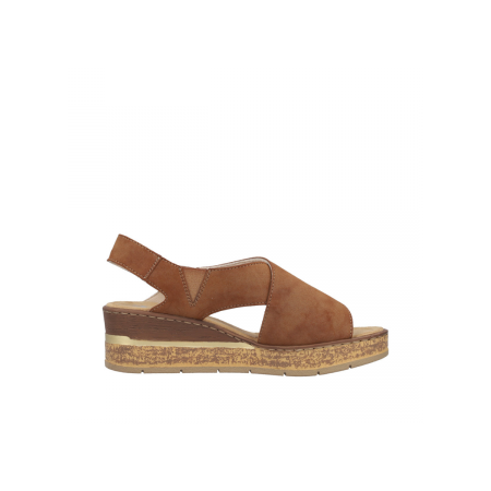 Lak Korak Rieker ženske sandale 63782-24