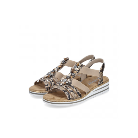 Lak Korak Rieker ženske sandale V0649-20