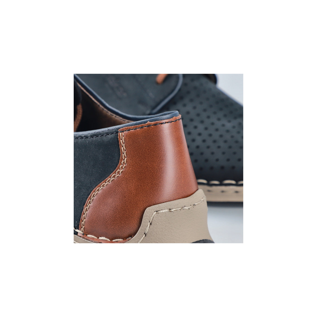 Rieker muške polucipele 05226-14 Lak Korak