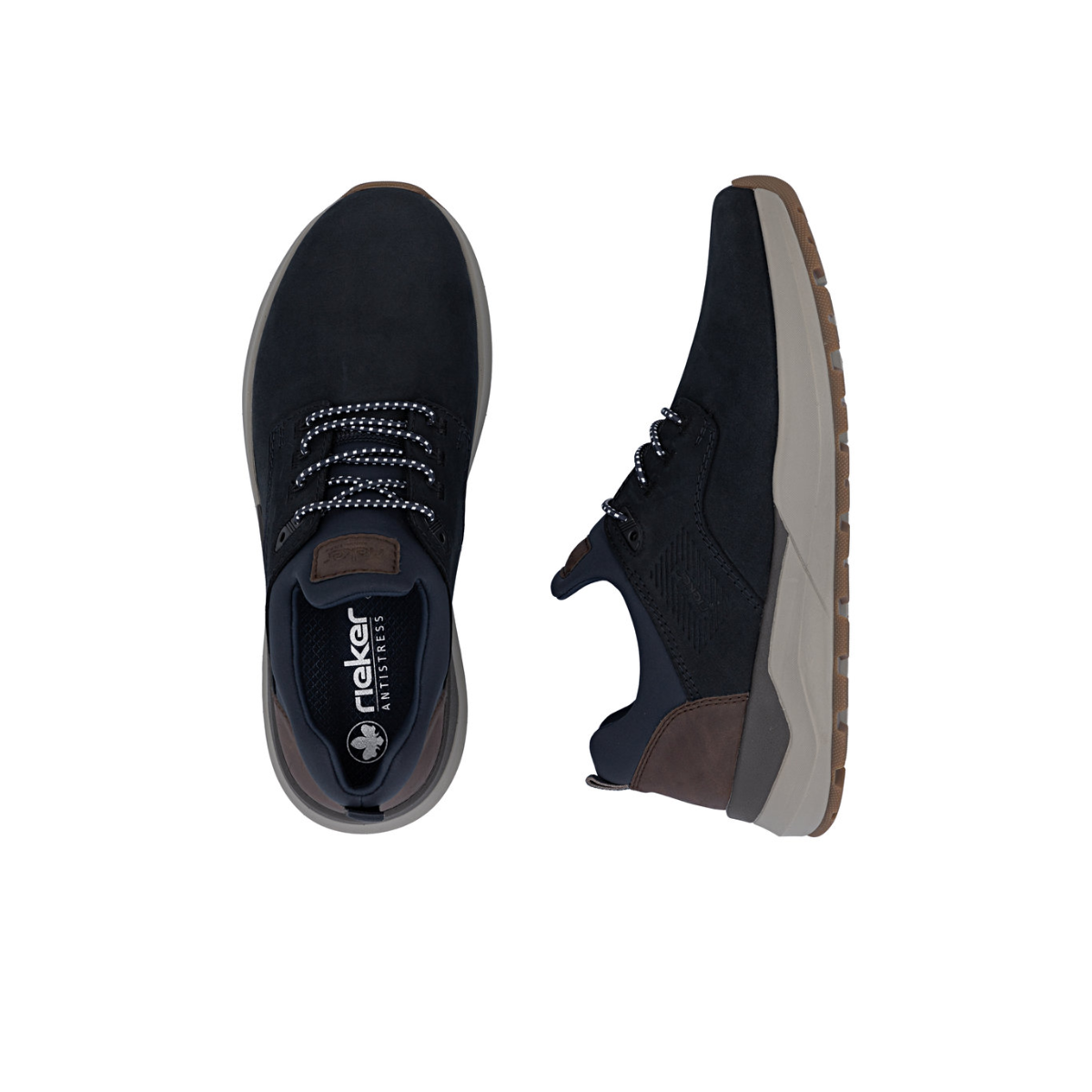 Rieker muške polucipele 06050-14 Lak Korak