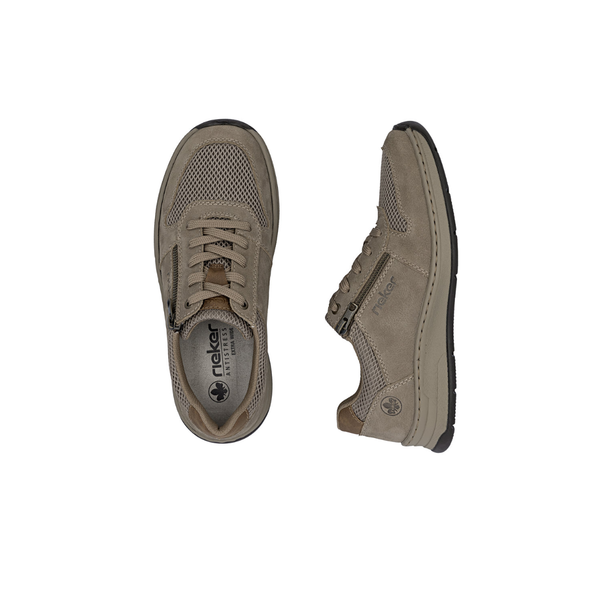 Rieker muške polucipele 14300-64 Lak Korak