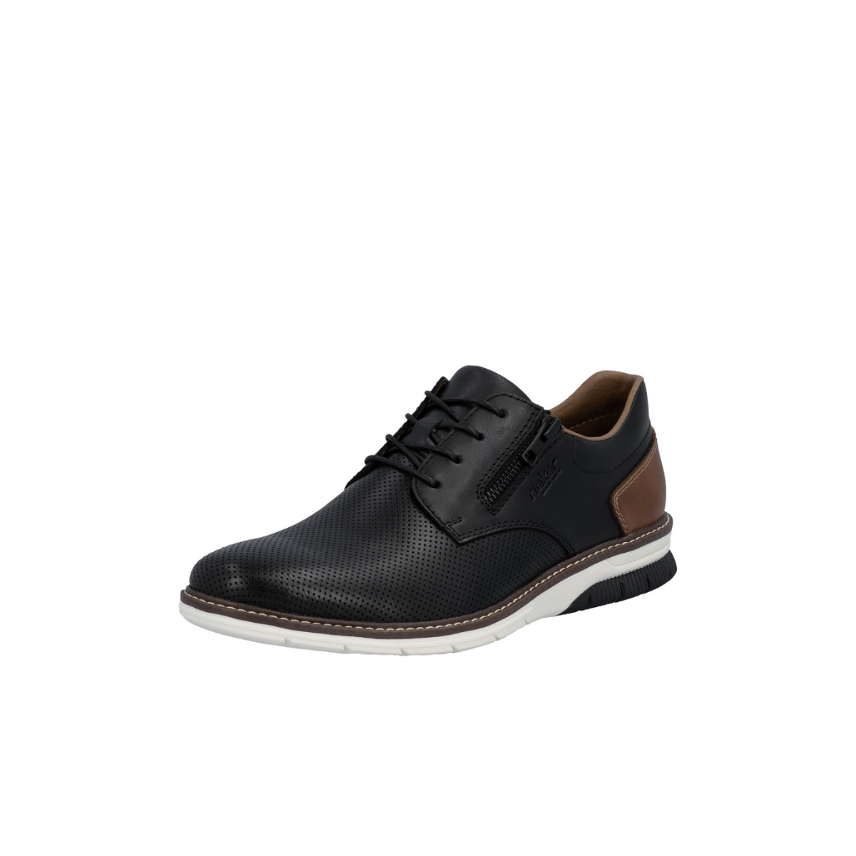 Rieker muške polucipele 14412-00 Lak Korak