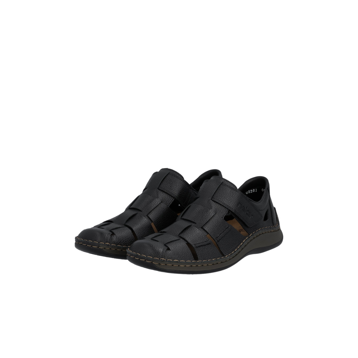 Rieker muške polusandale 05281-00 Lak Korak