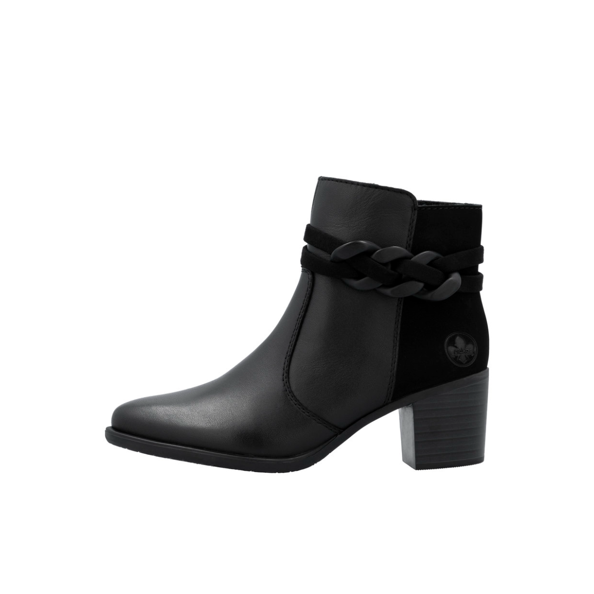 Rieker ženska kratka čizma Y2066-00 Lak Korak