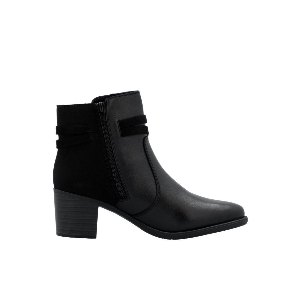 Rieker ženska kratka čizma Y2066-00 Lak Korak