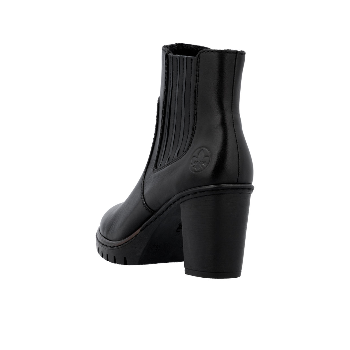 Rieker ženska kratka čizma Y2577-00 Lak Korak