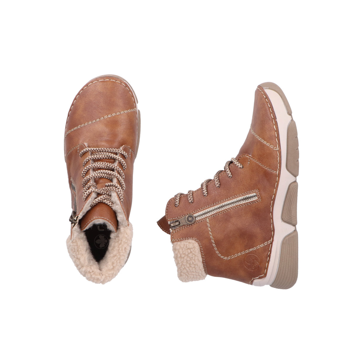 Rieker ženske gležnjače 45931-24 Lak Korak