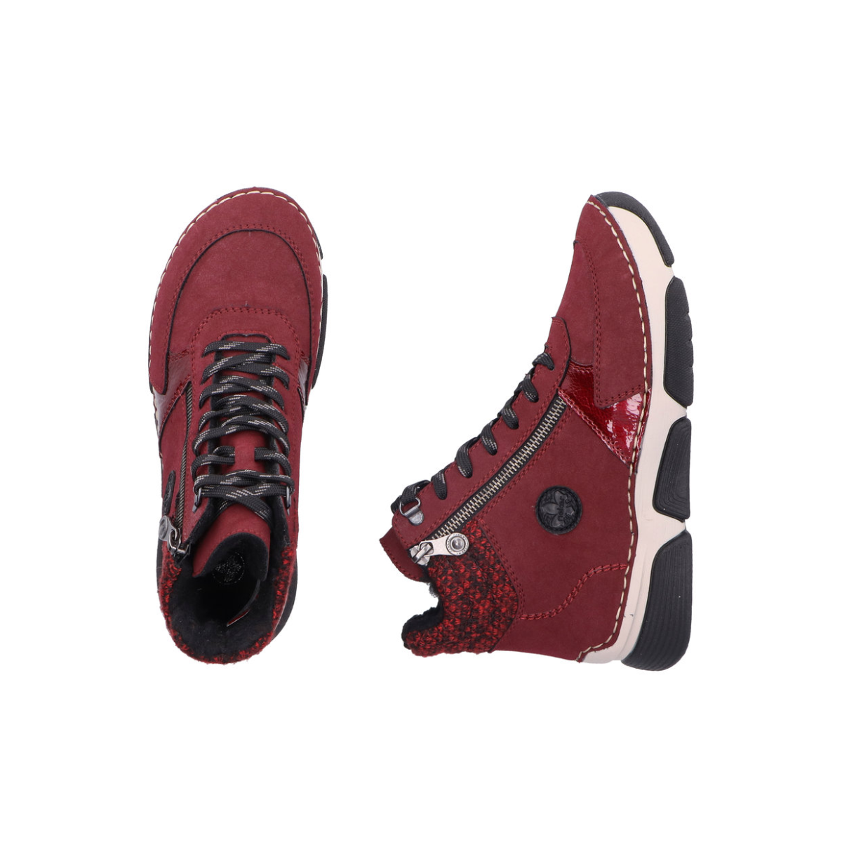 Rieker ženske gležnjače 45960-35 Lak Korak