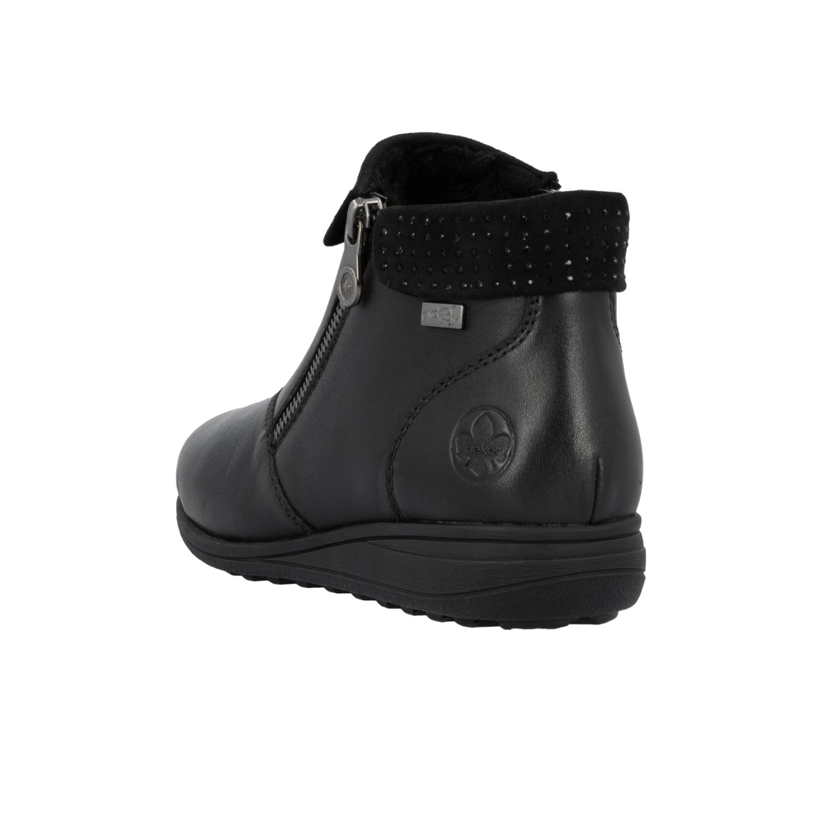 Rieker ženske gležnjače 47252-00 Lak Korak