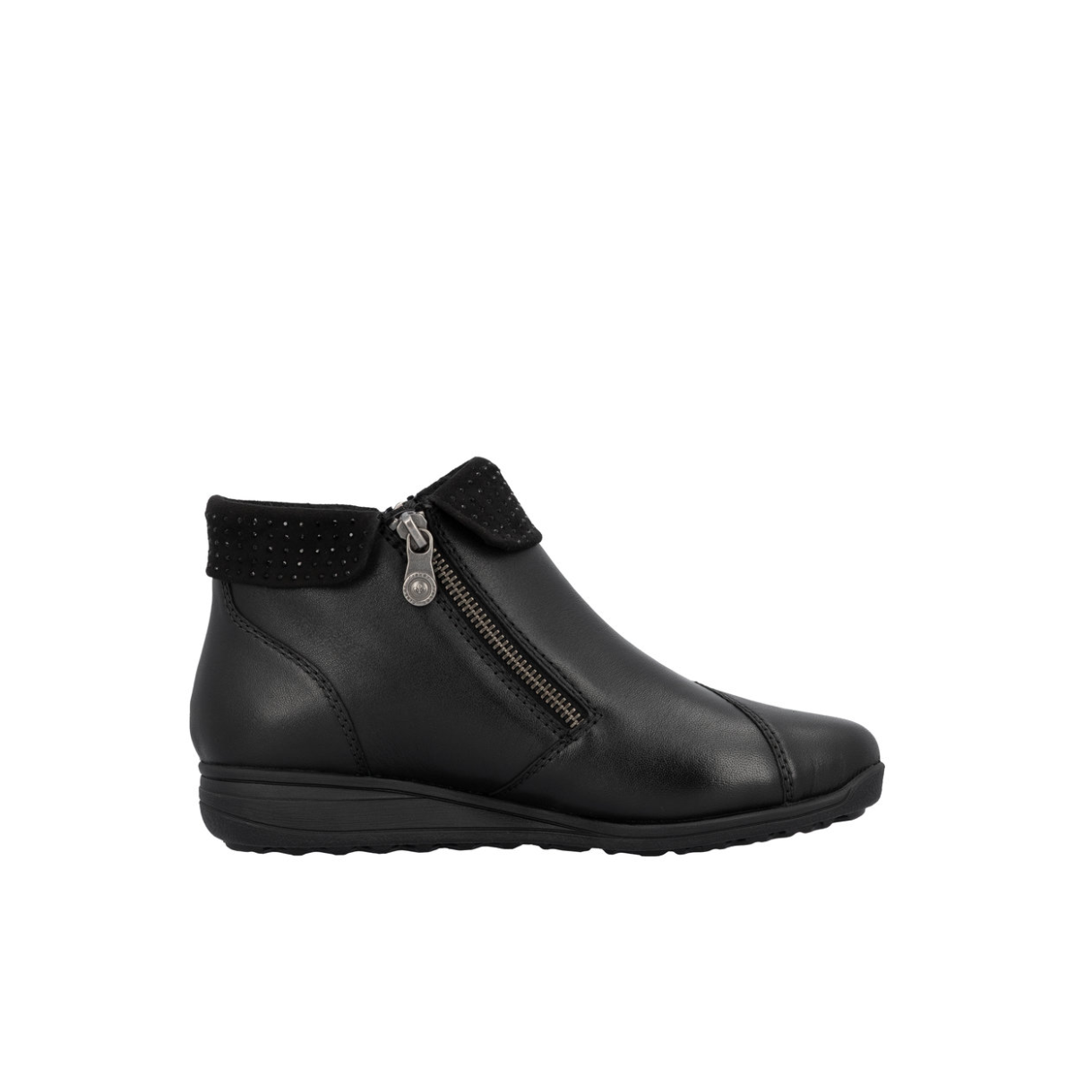 Rieker ženske gležnjače 47252-00 Lak Korak