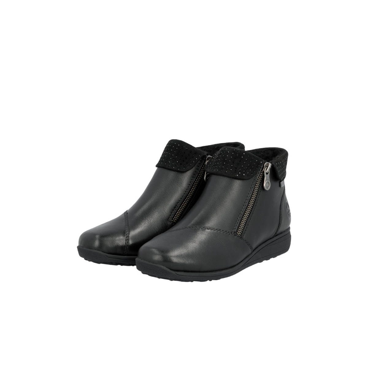 Rieker ženske gležnjače 47252-00 Lak Korak