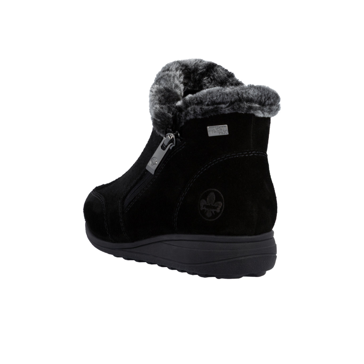 Rieker ženske gležnjače 47256-00 Lak Korak