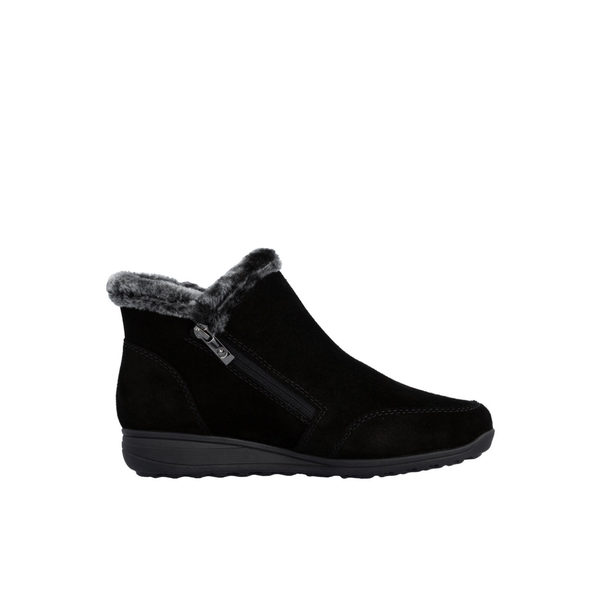 Rieker ženske gležnjače 47256-00 Lak Korak