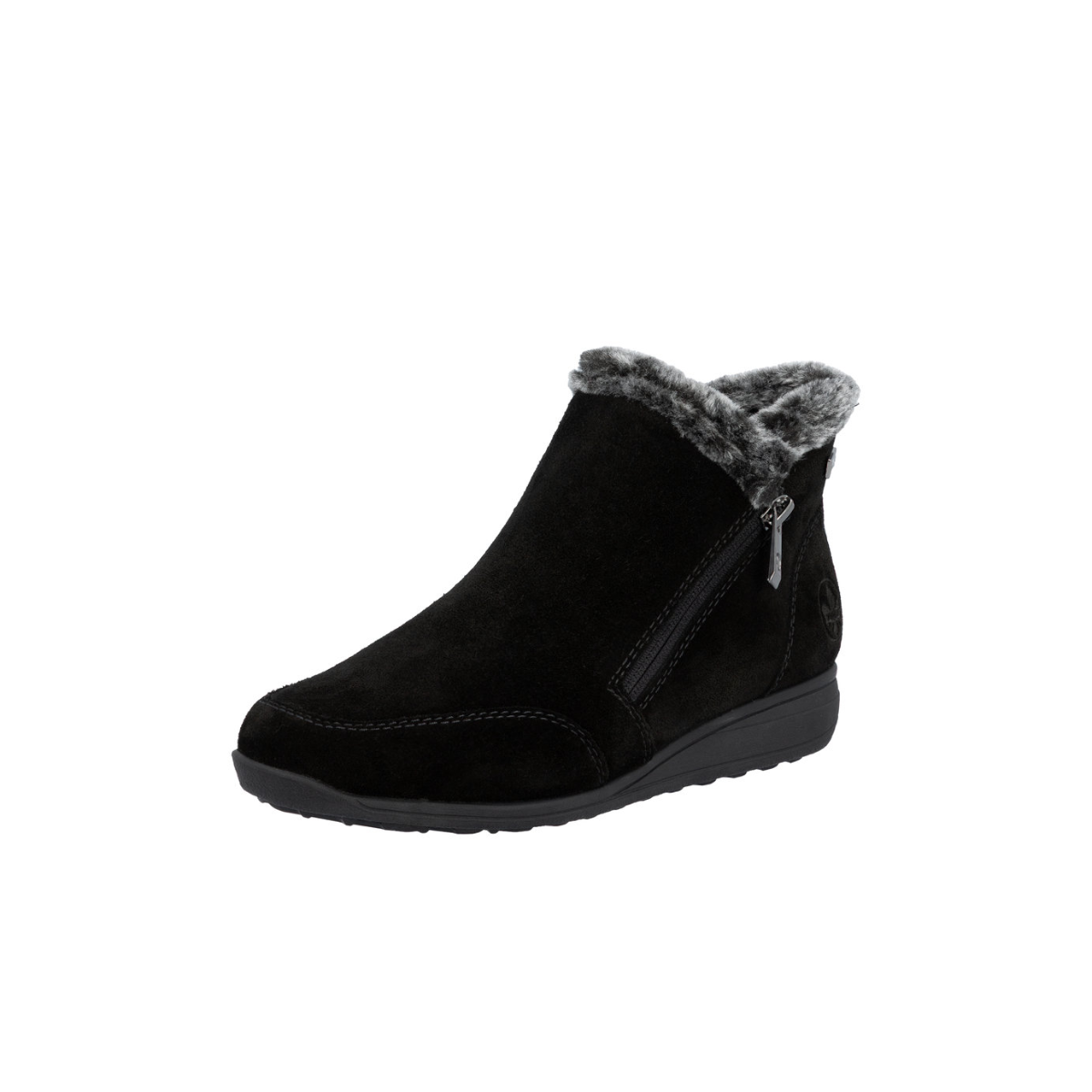 Rieker ženske gležnjače 47256-00 Lak Korak