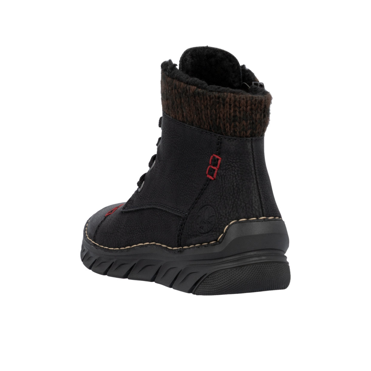 Rieker ženske gležnjače 55031-00 Lak Korak