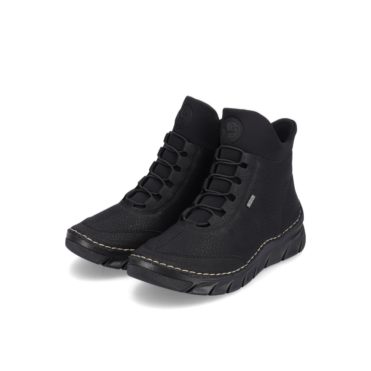 Rieker ženske gležnjače 55069-00 Lak Korak