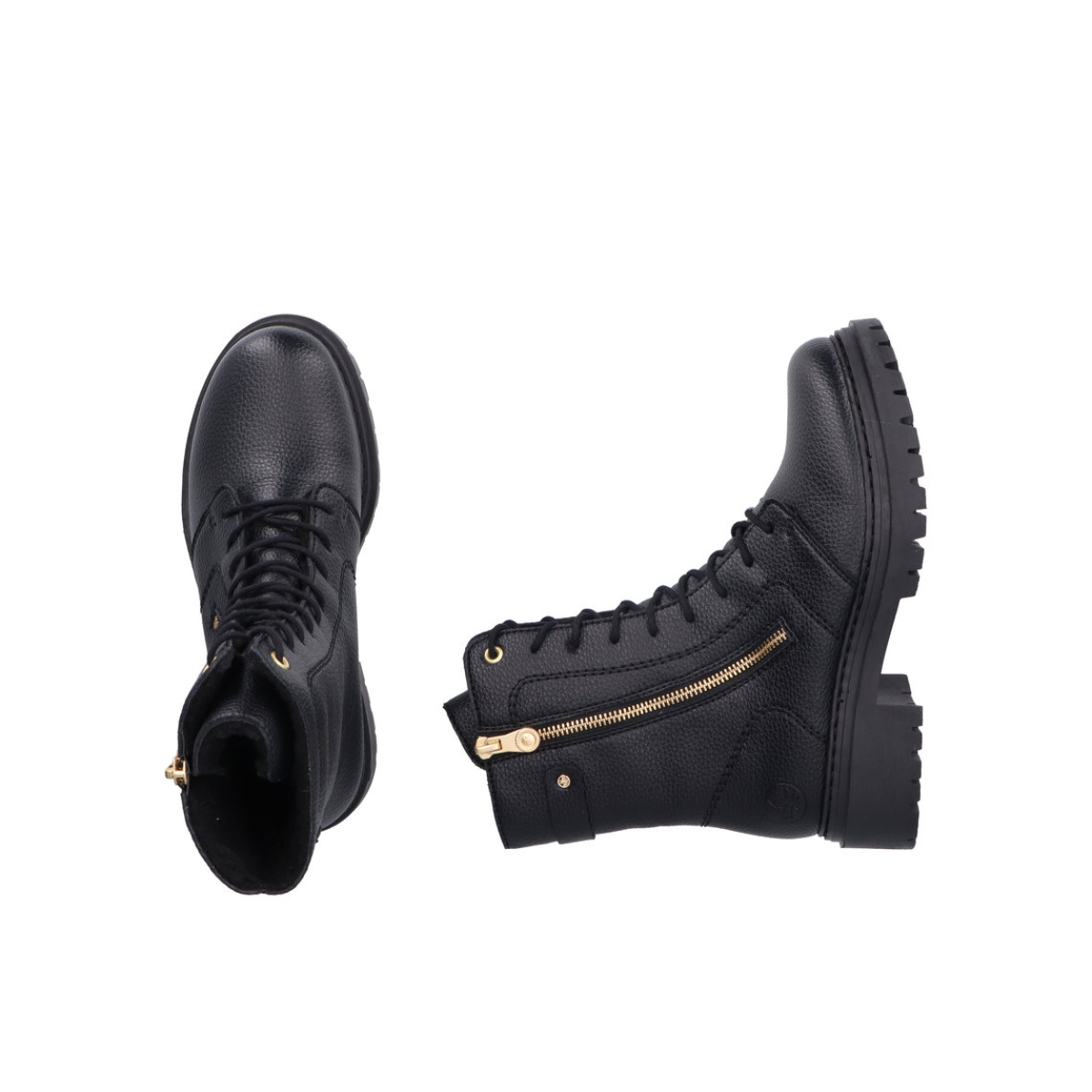 Rieker ženske gležnjače 72640-00 Lak Korak