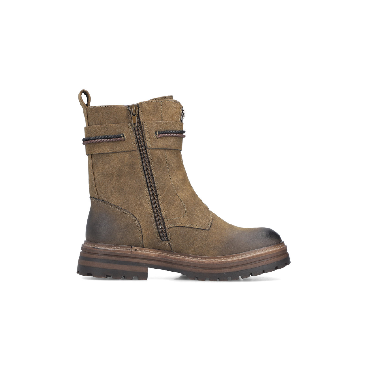 Rieker ženske gležnjače 93068-54 Lak Korak