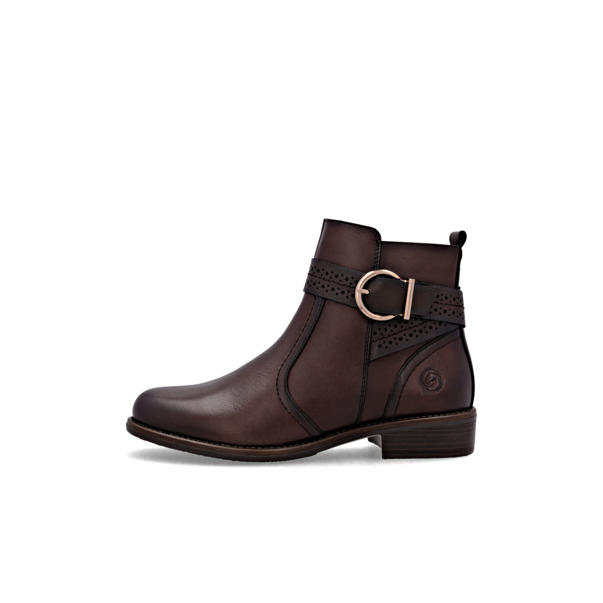 Rieker ženske gležnjače D0F81-25 Lak Korak