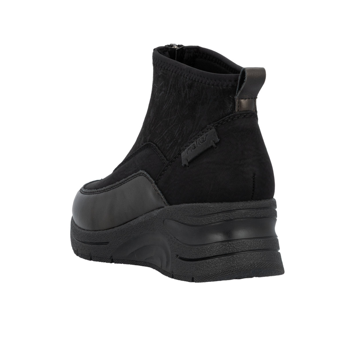 Rieker ženske gležnjače N9362-01 Lak Korak