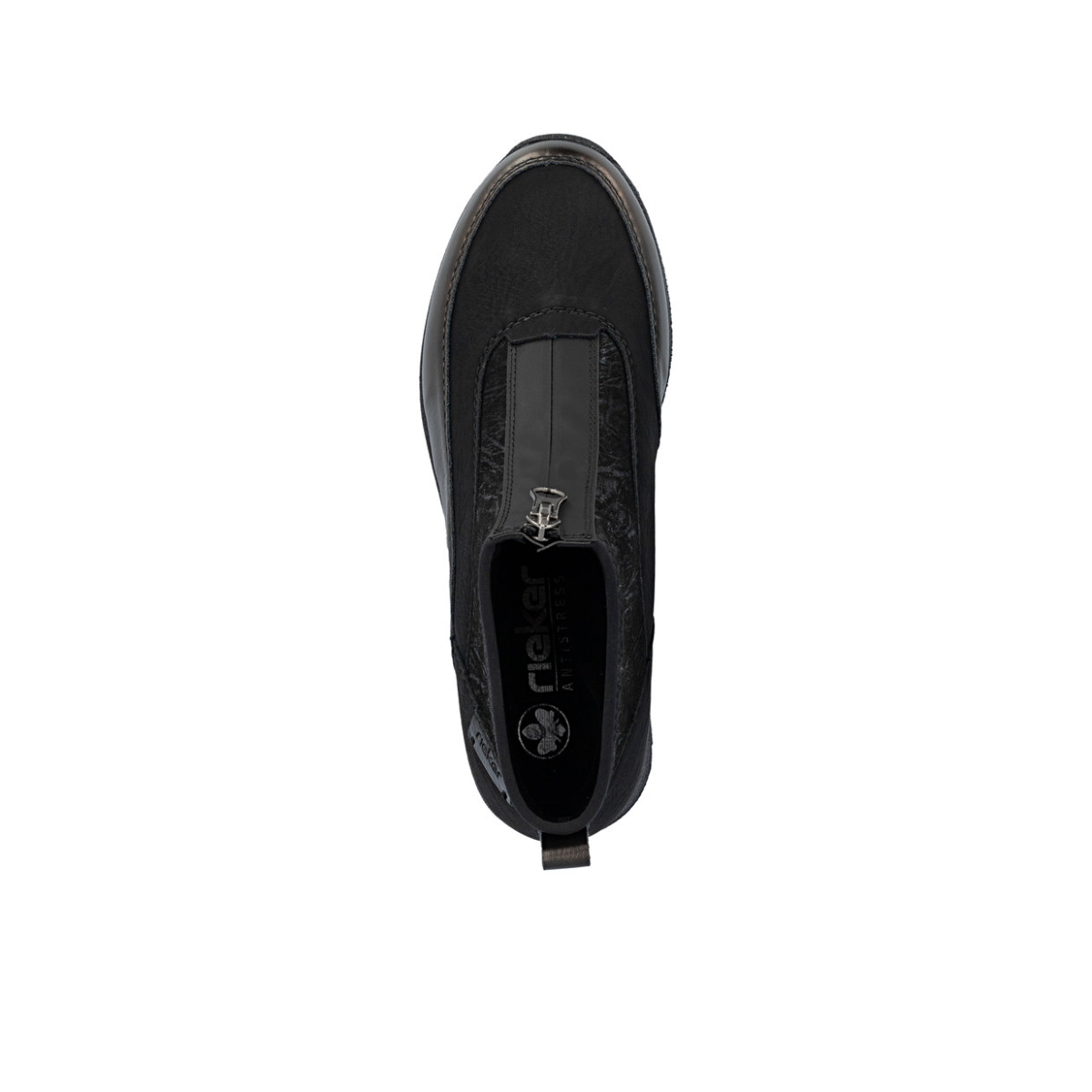 Rieker ženske gležnjače N9362-01 Lak Korak