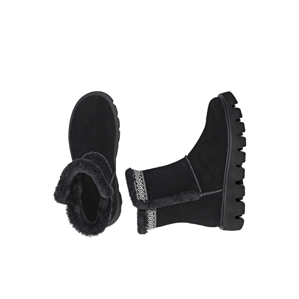 Rieker ženske gležnjače W2075-00 Lak Korak