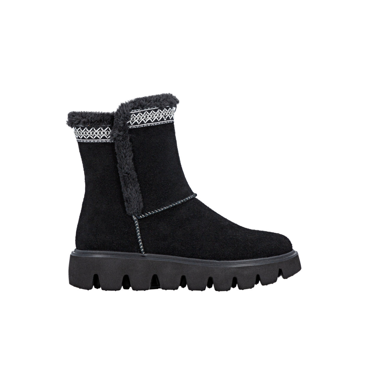 Rieker ženske gležnjače W2075-00 Lak Korak