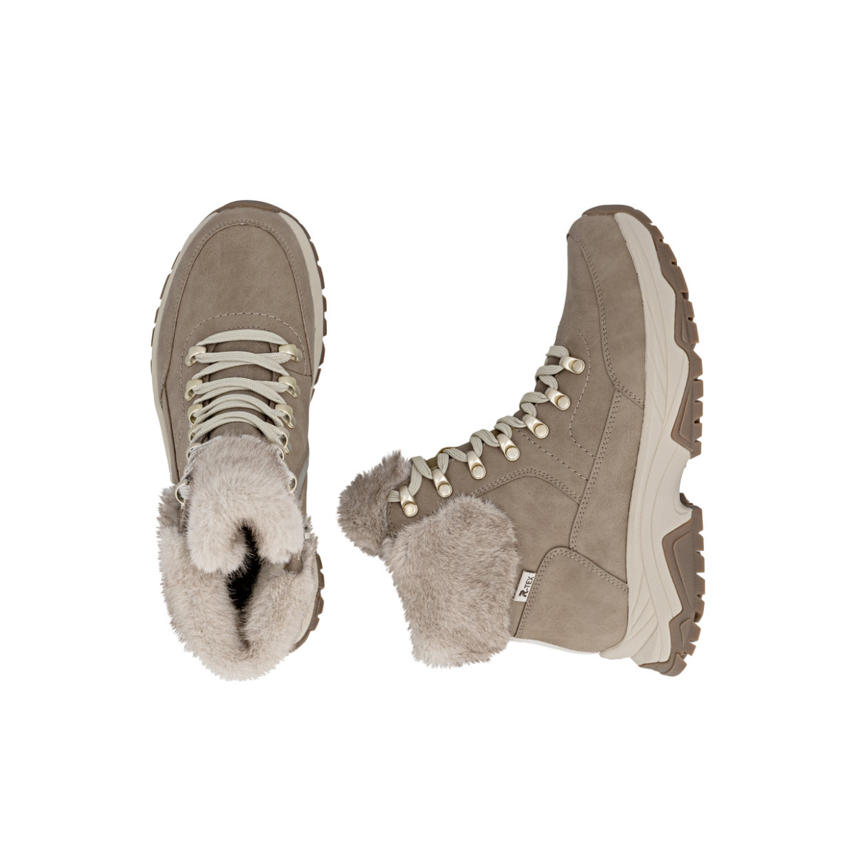 Rieker ženske gležnjače W3971-20 Lak Korak