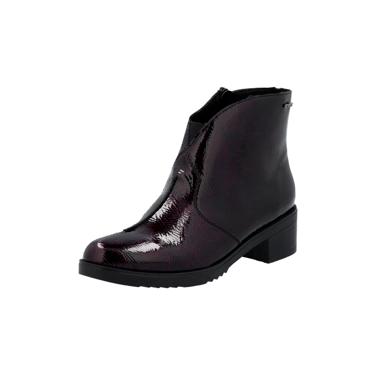 Rieker ženske gležnjače Y0553-35 Lak Korak