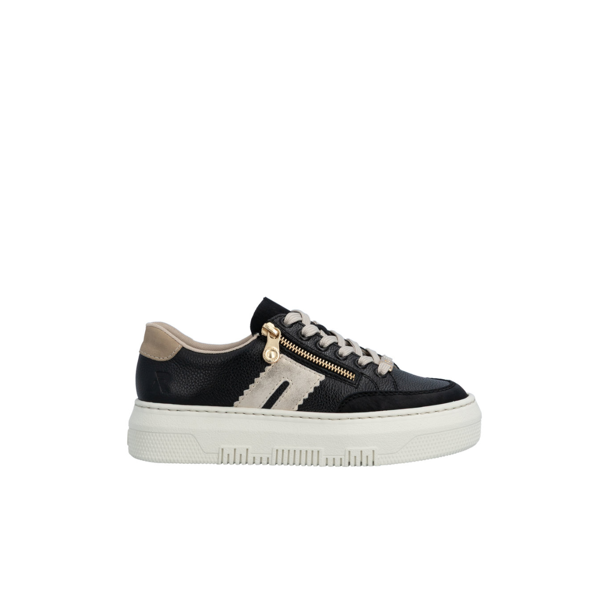 Rieker ženske polucipele M1912-00 Lak Korak