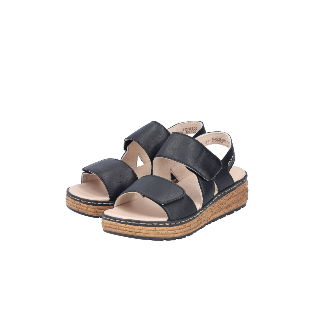 Rieker ženske sandale 62761-00 Lak Korak