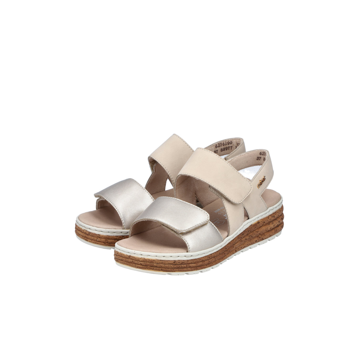 Rieker ženske sandale 62761-90 Lak Korak