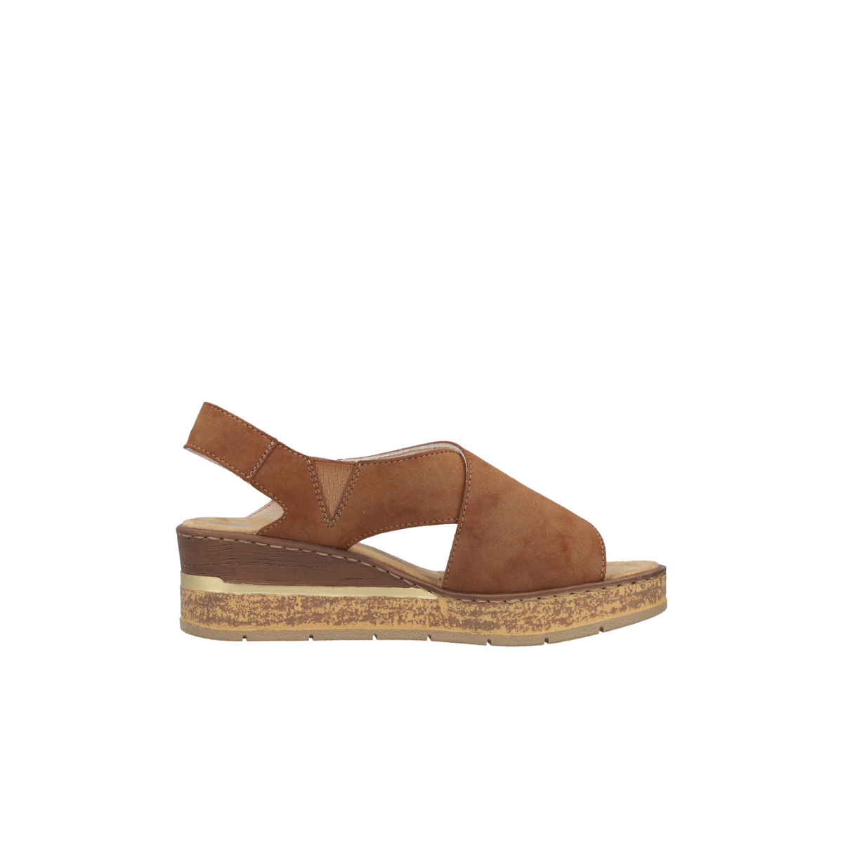 Rieker ženske sandale 63782-24 Lak Korak