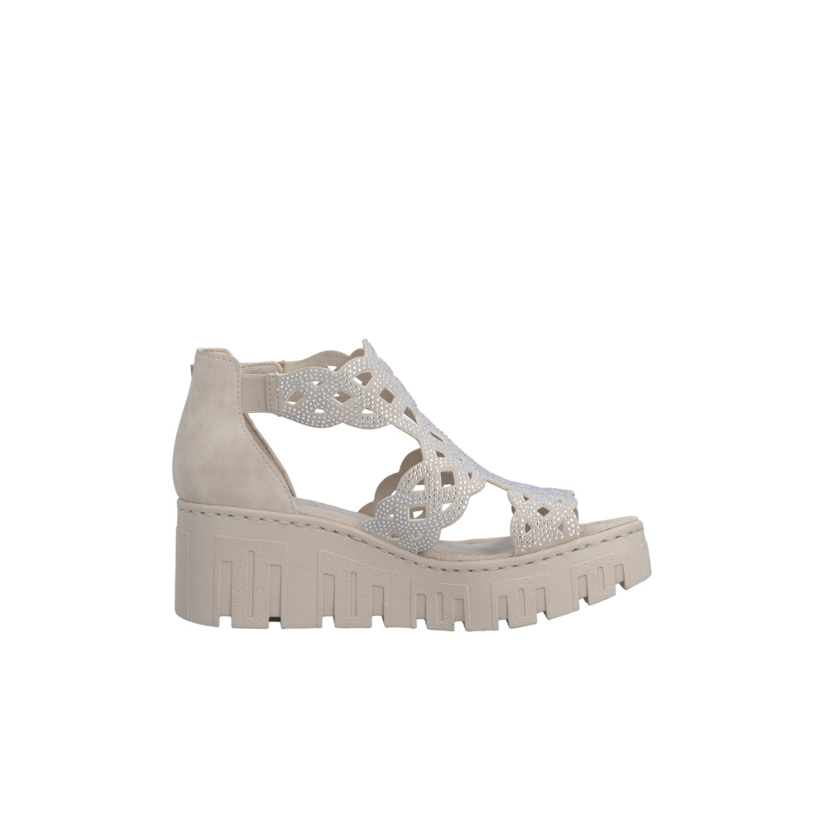 Rieker ženske sandale 68052-62 Lak Korak