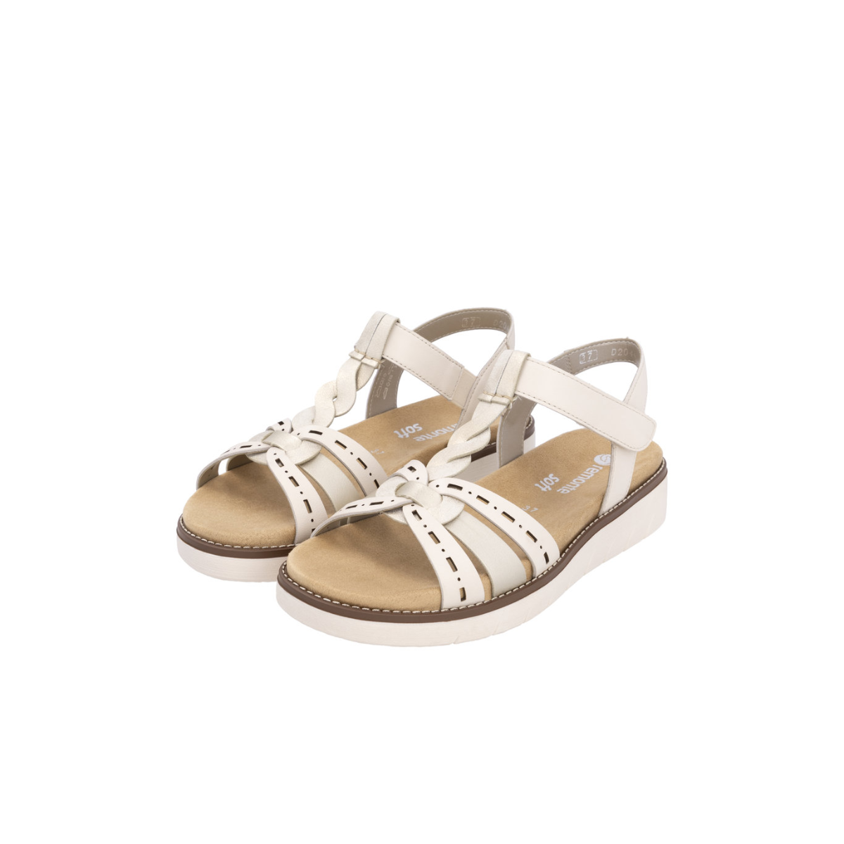 Rieker ženske sandale D2044-60 Lak Korak