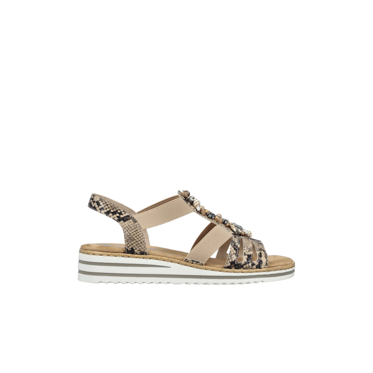 Rieker ženske sandale V0649-20 Lak Korak