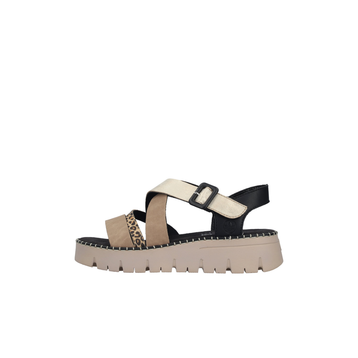 Rieker ženske sandale V1063-90 Lak Korak